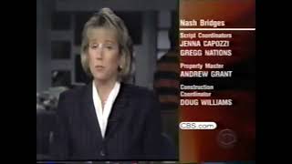 CBS split screen credits, partial, circa 2000