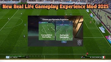 Nieuwe Real Life Gameplay Experience Mod 2025 - PES 2021 & Football Life 2026
