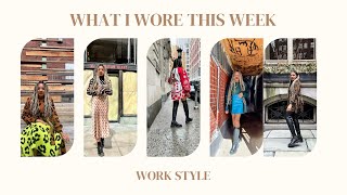 What I Wore to Work This Week | Work Outfit Ideas