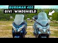 GIVI 266DT Windshield Installation - Suzuki Burgman 400 | Mitch's Scooter Stuff