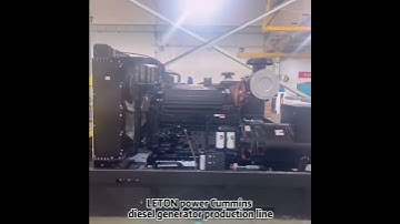 How to make a Cummins diesel generator set #dieselgenerator #generator #factory #letonpower #genset