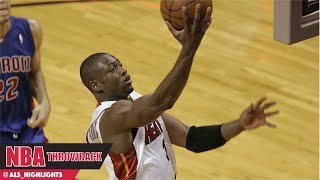 Young Dwyane Wade NASTY 40 Pts in 2005 ECF Game 2 vs Pistons - 20 Pts in the 4th For Young FLASH!