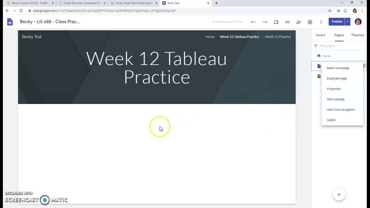 Embed Tableau Worksheet into Google Site - YouTube