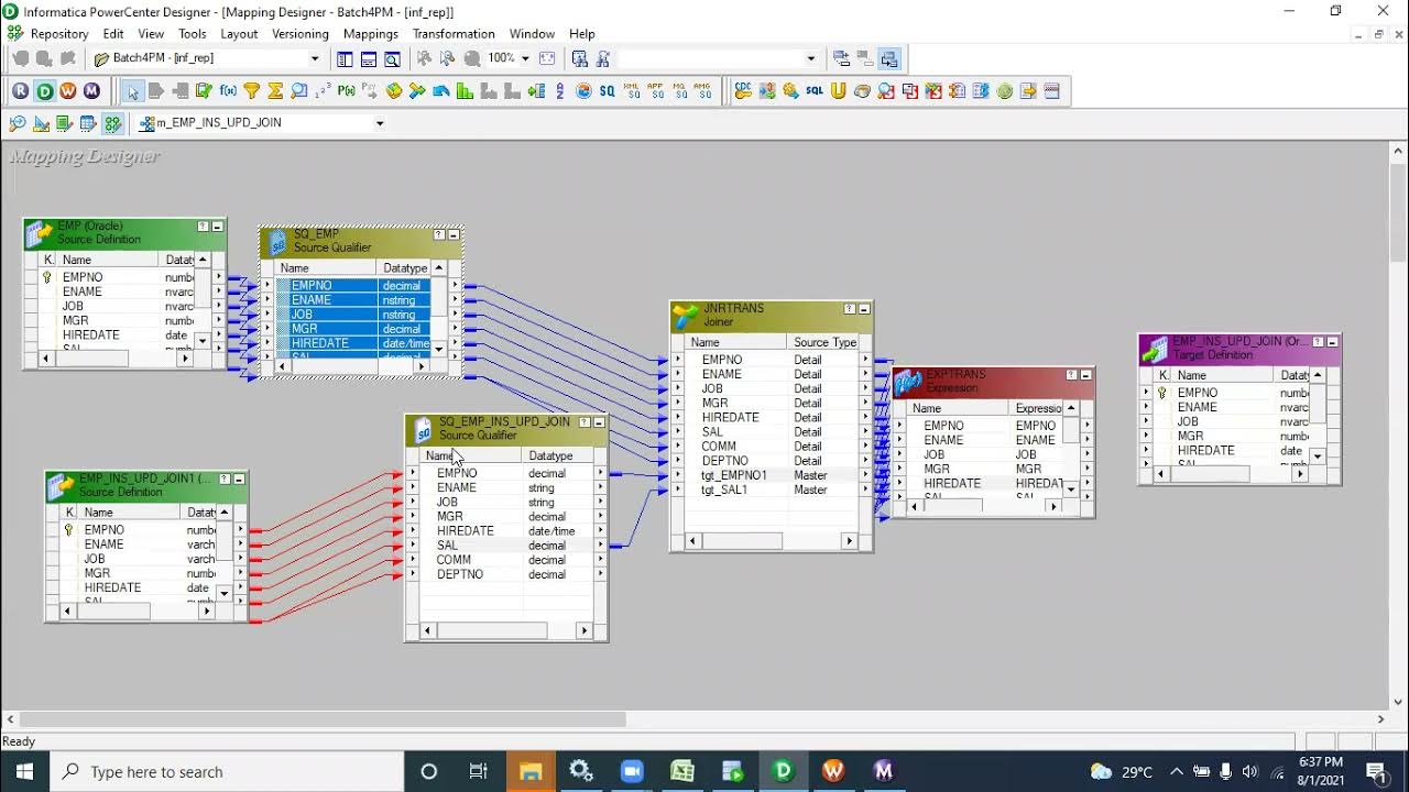 19.2.Update Strategy Transformation in Informatica power Center - YouTube