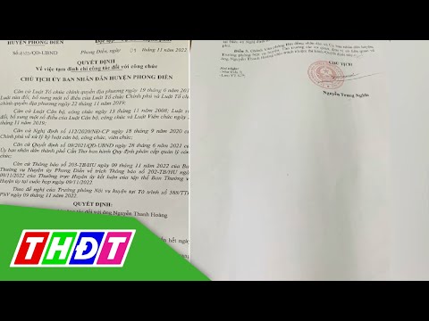 Video Đề nghị thu hồi quyết định tạm đình chỉ Phó phòng Văn... - youtube