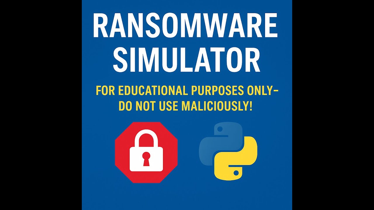 Learn How Ransomware Works — Python Tkinter Safe Simulator - YouTube
