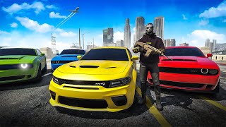 Cops HATED My Dodge Demon Gang in GTA 5 RP