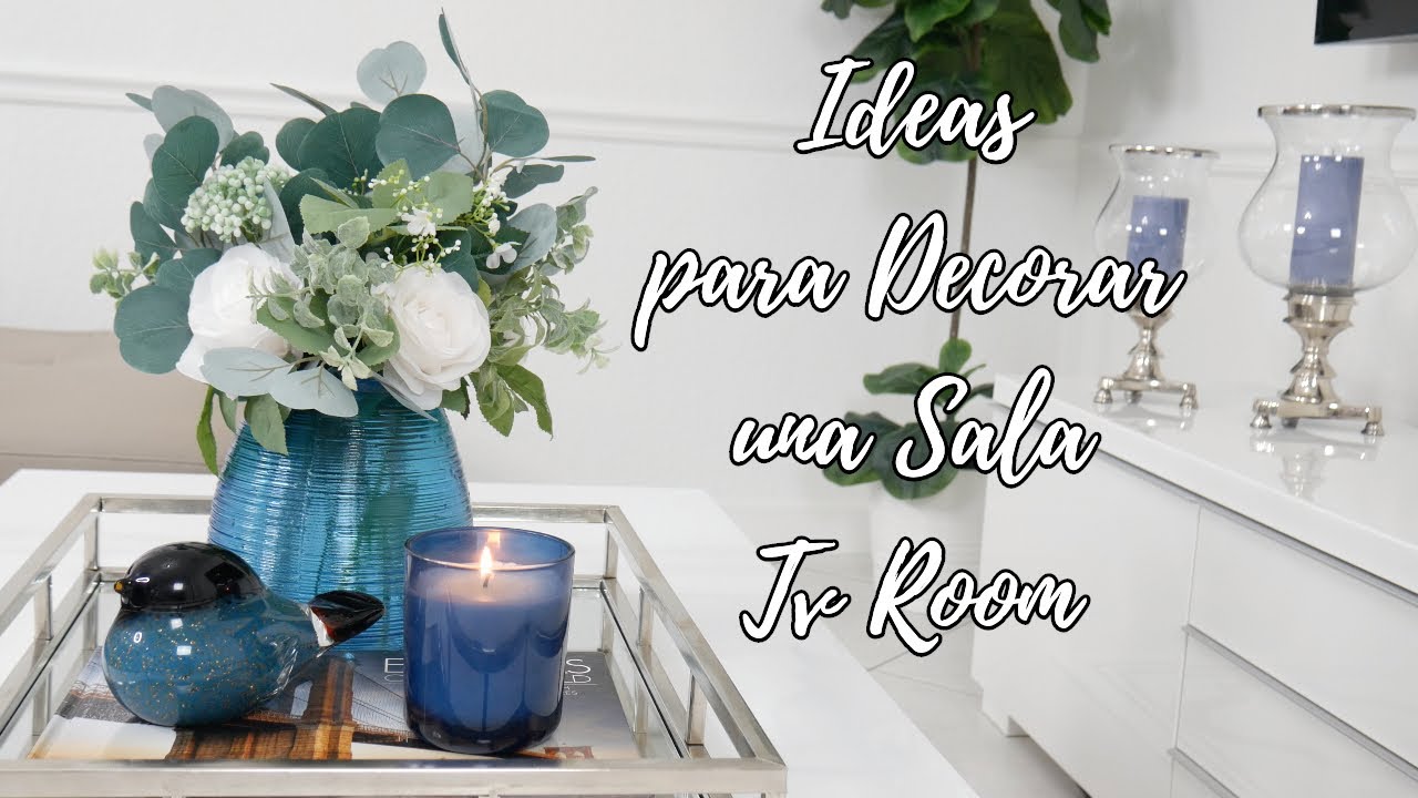 Ideas para Decorar una sala de Estar en Azul/Decoracion
