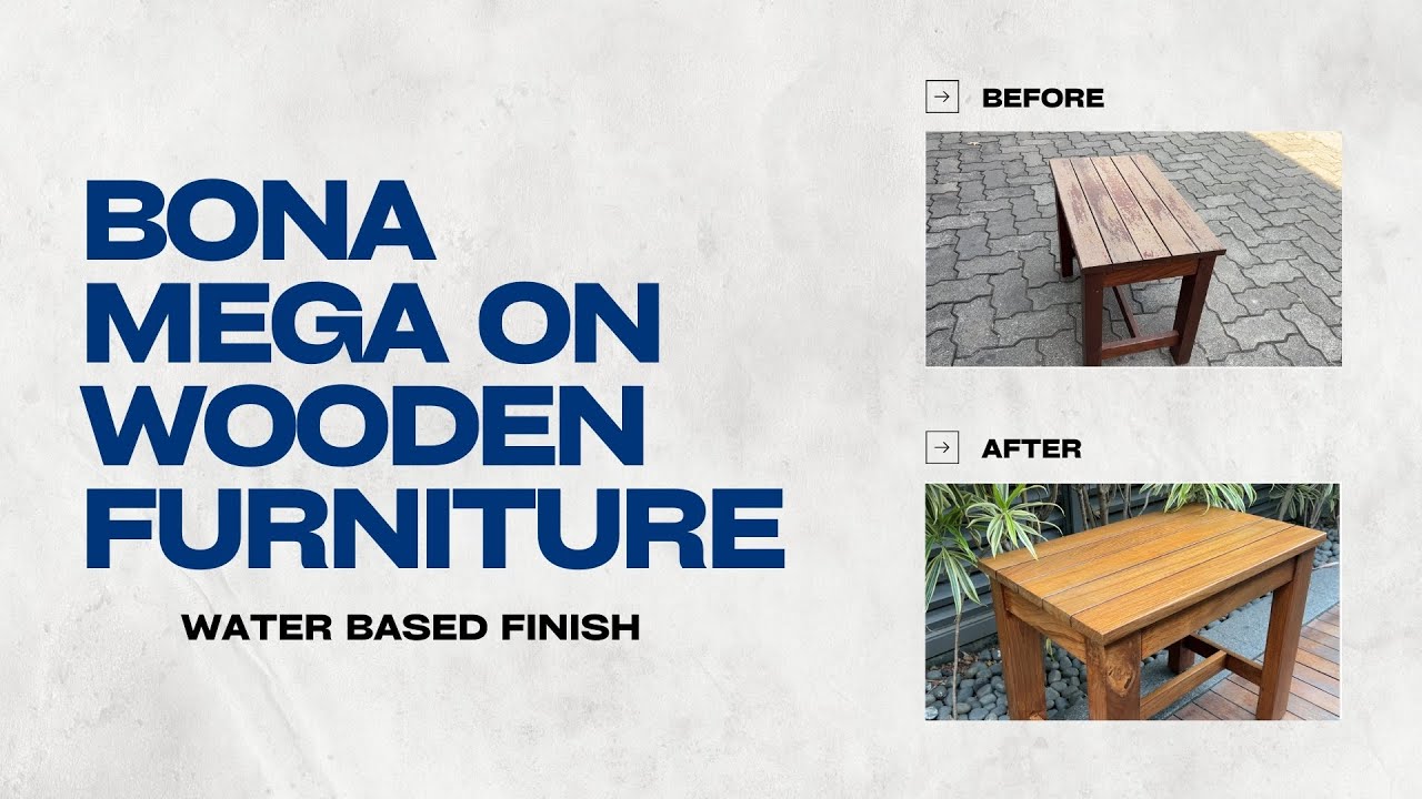 How to use Mega PU Polish on the wooden furniture | Bona Mega
