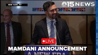 LIVE:  NYC Mayor-Elect Zohran Mamdani makes announcement ahead of his  inauguration - NBC 15