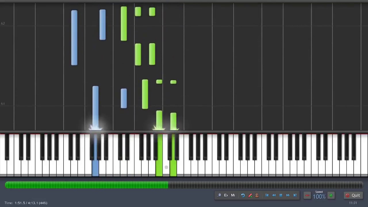 Dueles - Jesse y Joy - Piano Tutorial Karaoke - Synthesia - YouTube