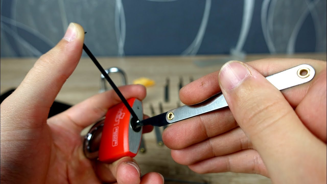 Kann ein Anfänger ein Vorhängeschloss knacken? - Lockpicking Set im Test 