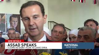 Exiled former-Syrian president Assad speaks out in new statement