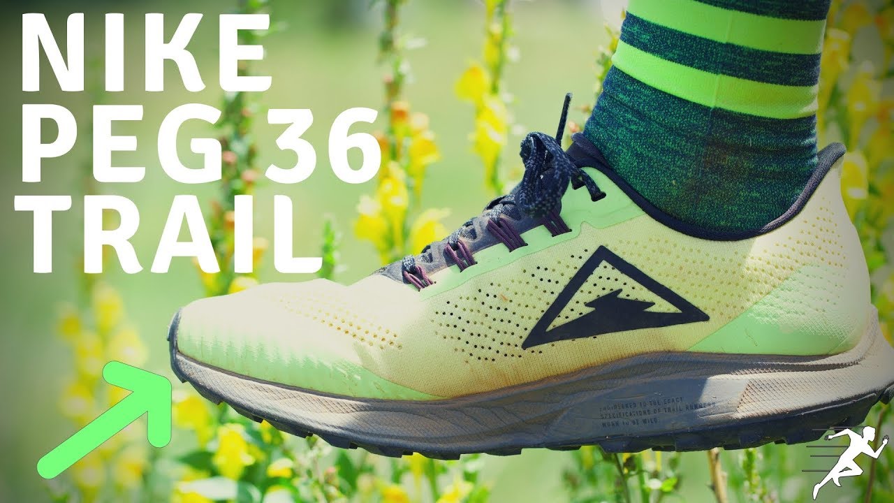 nike zoom pegasus 36 trail men's shoes luminous green