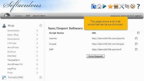 Synchronize Softaculous with other Auto-installers