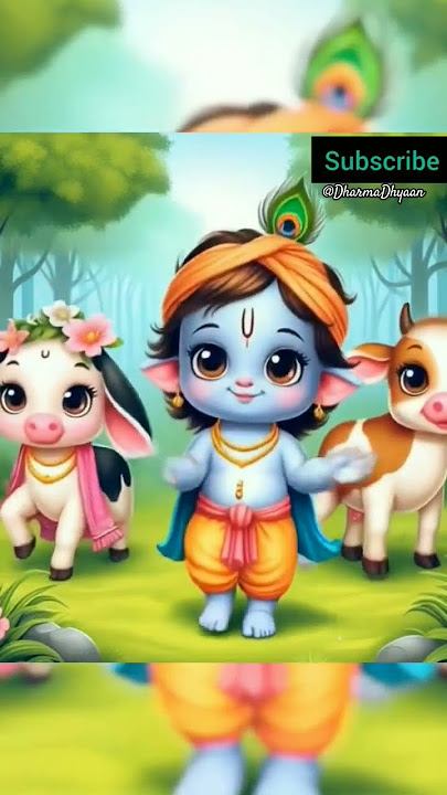 choto choto sa krishna Kanhaiya ❤️ #krishna #radhekrishnaa #love #song #trending #ai #shorts
