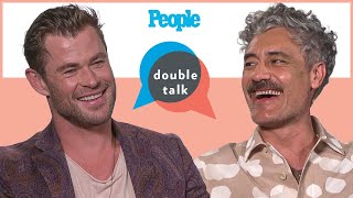 Chris Hemsworth & Taika Waititi Talk Kids, Being 'Best Friends' and 'Thor 4'  | Double Talk | PEOPLE