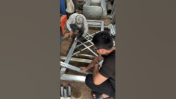 Cách làm cửa sắt có một không hai #metallux