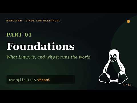 Linux for Beginners #1 — Foundations | What Linux Is and Why It Runs the World