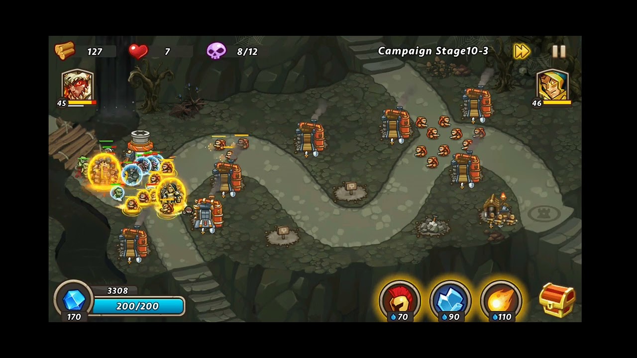 Castle defense 2 [10-3] #29 (3 star) black rock mountain