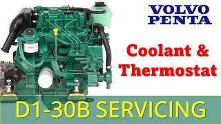 Small boat engine servicing  How to drain coolant & how to change a thermostat