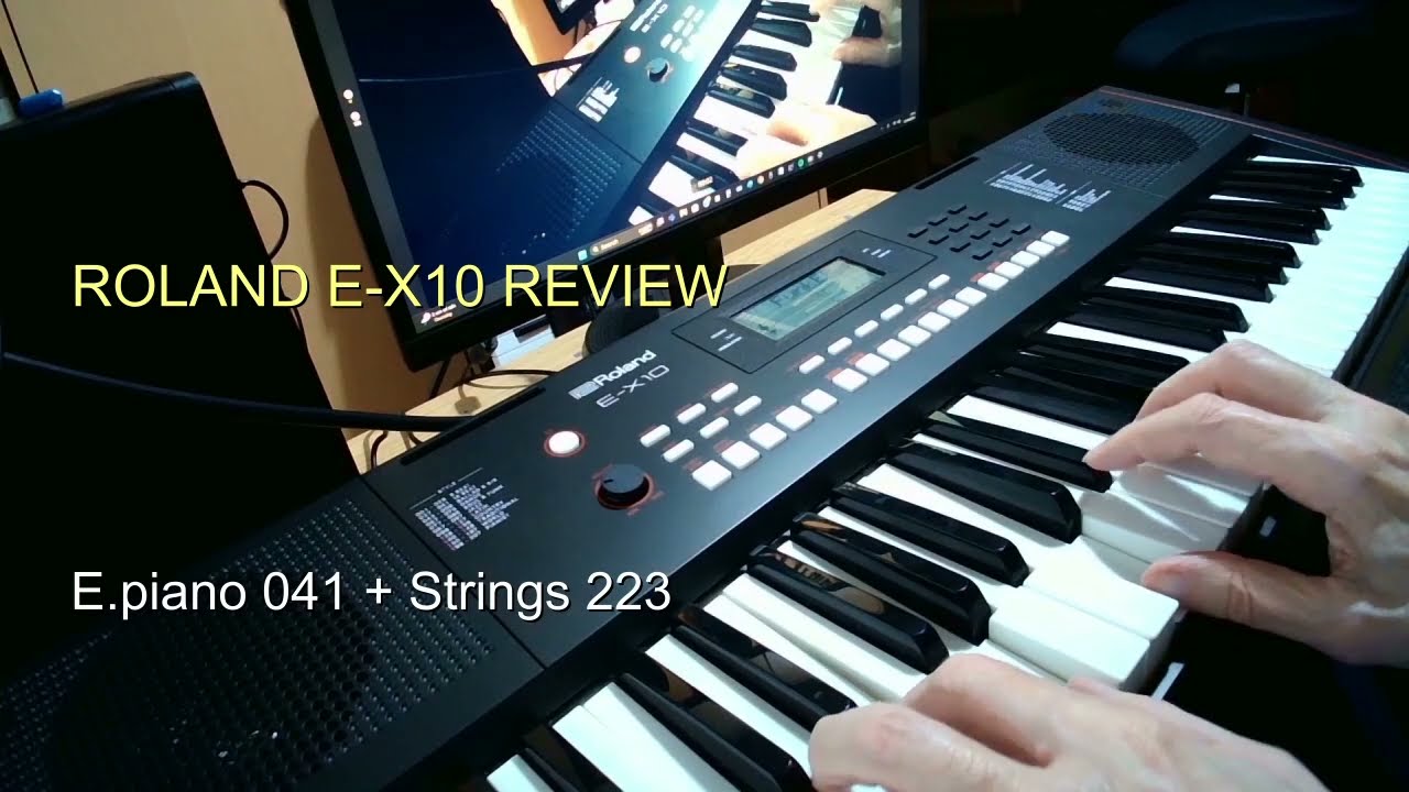 Roland E-X10 Keyboard Review - YouTube
