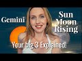 GEMINI Sun, Moon & Rising Sign Differences | Your BIG 3 Explained 2021 | Hannah's Elsewhere
