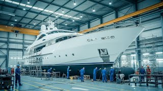 Inside the Mega Yacht Factory: How 100-Meter Billionaire Yachts Are Built