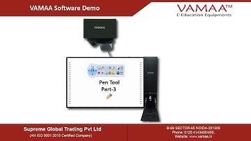 VAMAA Interactive Whiteboard Software Demo(Pen Tool Part-3)