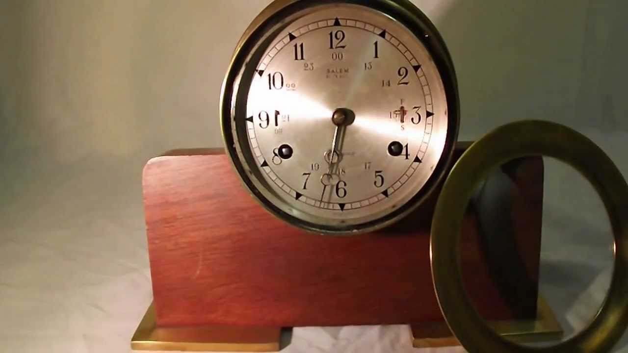 Salem Ship's Bell Clock YouTube