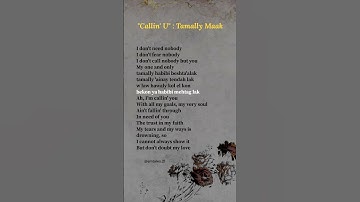 Thumbnail of Callin' U : Tamally Maak lyrics - Elyanna ‪‎⁨#lyrics #callinu #elyanna #trending #song