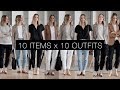 10 items x 10 outfits | Spring capsule lookbook