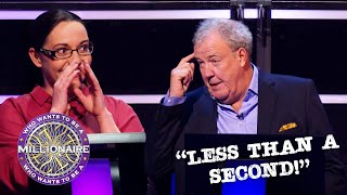 Michelles Recordbreaking fastest Finger First Time  Who Wants To Be A Millionaire