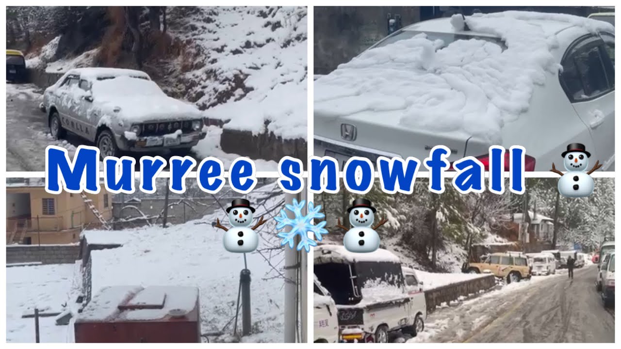 Murree live Snowfall | Murree weather today | is there snow falling in Murree | مری