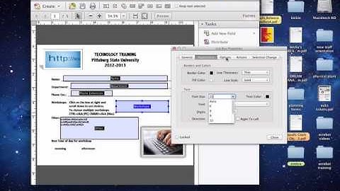Adding a List Box in Adobe Acrobat Pro