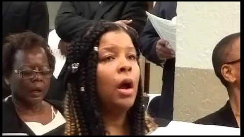 We Shall Behold Him rehearsal, Janice C. Eteme