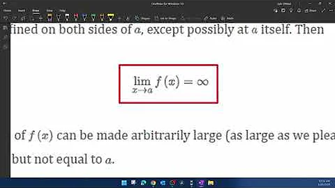 Calculus 1 - Section 2.2 - The Limit of a Function