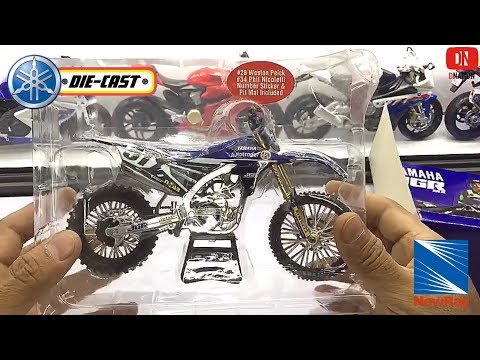 Unboxing New Ray 1:12 JGRMX Yamaha YZ450F 2015 Justin Barcia