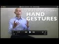 Effective Use of Hand Gestures in Presentations