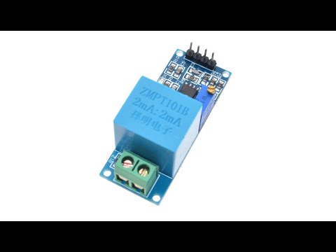 How to measure AC Voltage using ZMPT101B AC Voltage Module and Arduino UNO