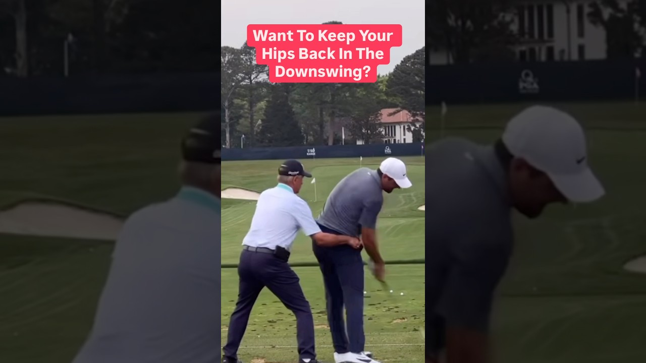 This Is WITHOUT QUESTION The Best Drill To Keep Your Hips Back In The Downswing