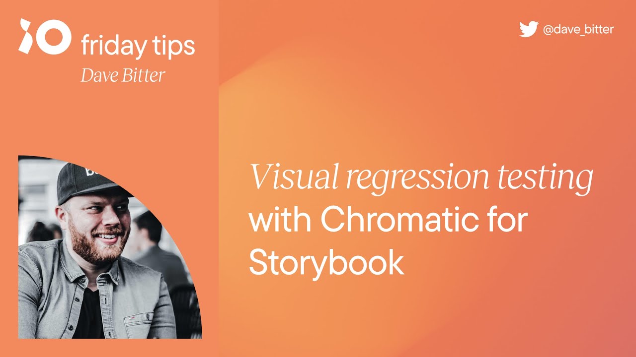 Visual regression testing with Chromatic for Storybook | Friday Tips #9