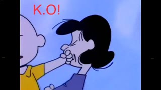 Charlie Brown punches Lucy in the face  👩🏻💥🥊