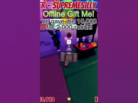 He gave me 10,000 ROBUX for 2,000 ROBUX!😱(pls donate) - YouTube