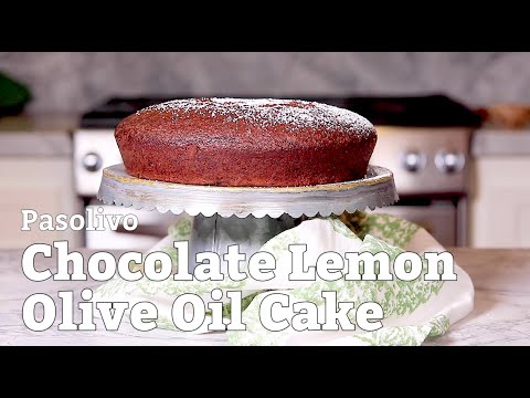 Chocolate Lemon Olive Oil Cake | Pasolivo