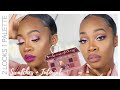 Huda Beauty NAUGHTY NUDE Palette Review + 2 LOOKS 1 PALETTE + Swatches | Maya Galore