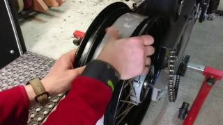 Tubeless kit Detailed Instructions KTM LC4 SuperMoto wheel