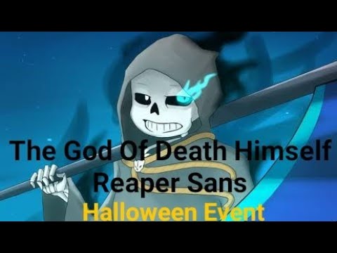 The God Of Death Himself Undertale Survive The Monsters Halloween Event Reaper Sans 13 Youtube - undertale survive the monsters halloween event roblox