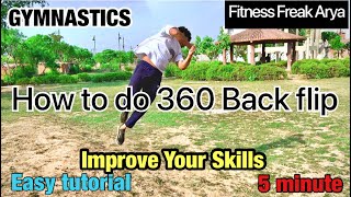 How To Do Standing 360 ( Step by step ) / @Aryatutorialss ( flip tutorial