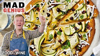 Justin Chapple Makes Socca with Zucchini and Olives | Mad Genius | Food & Wine